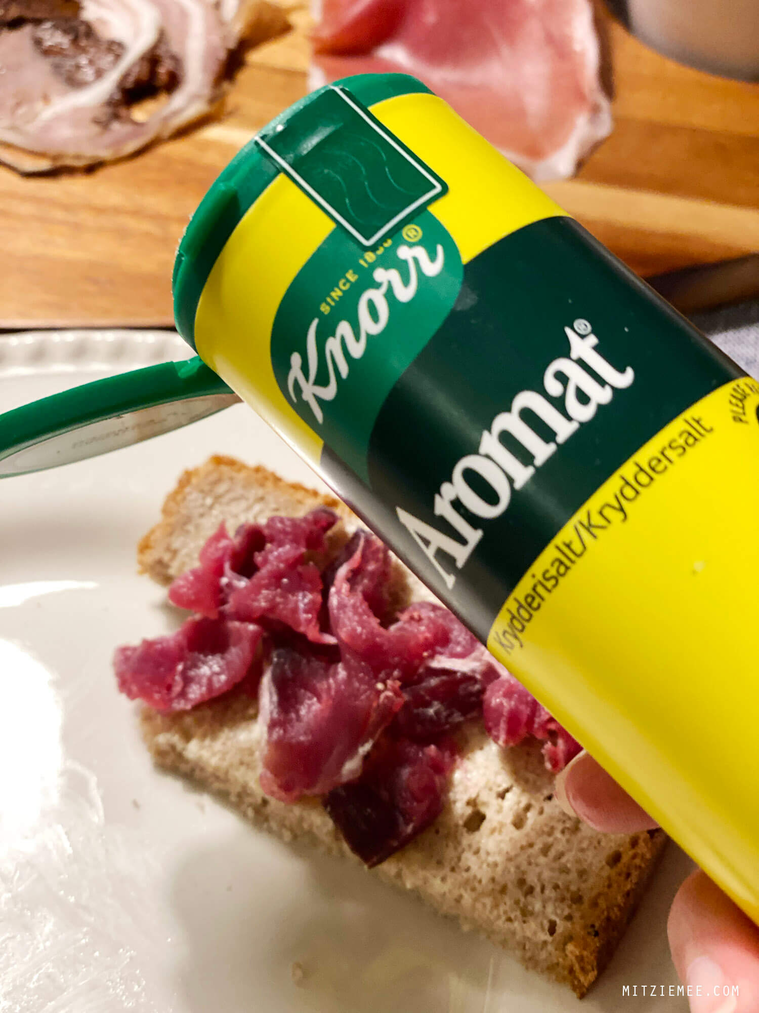 Aromat, probably the most popular seasoning in the Faroe Islands