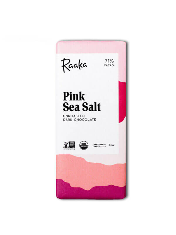 Pink Sea Salt - 71% Cacao - Raaka Chocolate - Mitzie Mee Shop