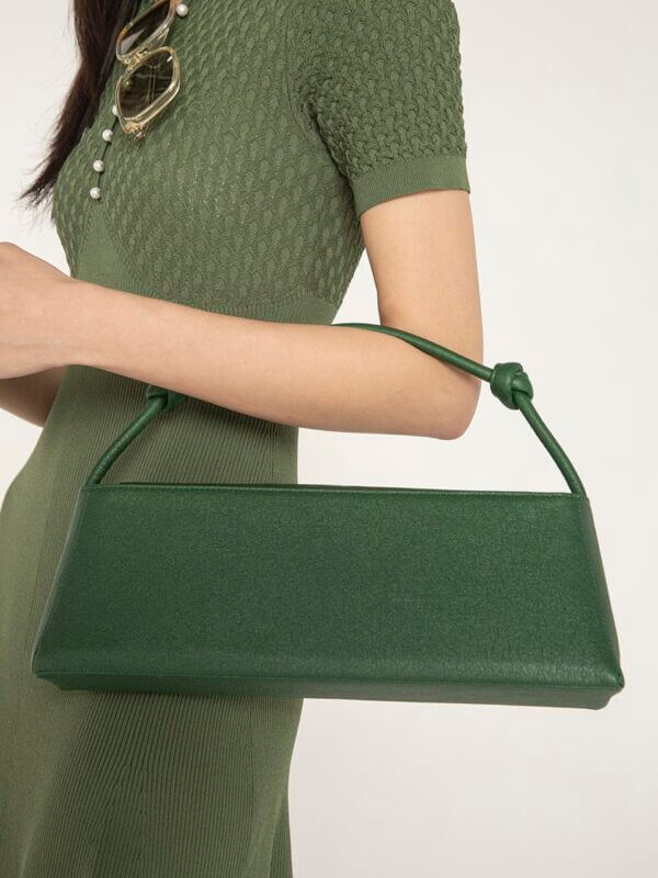 KITHARA Oblong Bag - Green - Vegan leather - KI LEE - Mitzie Mee Shop
