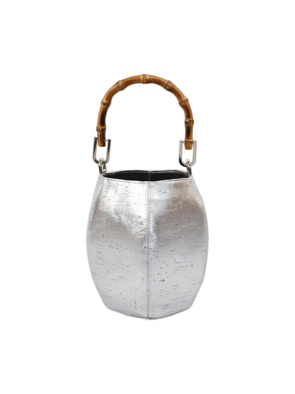 BRENDEL Mini Bucket Bag - Silver - KI LEE - Mitzie Mee Shop