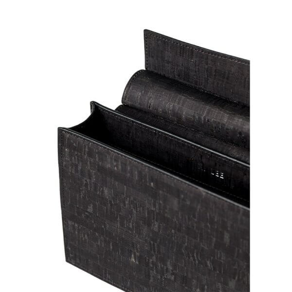 KI LEE PAGES cork cross-body bag - Black - Mitzie Mee Shop
