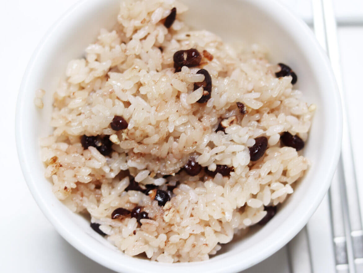 Korean Red Bean Rice - Recipe - Mitzie Mee