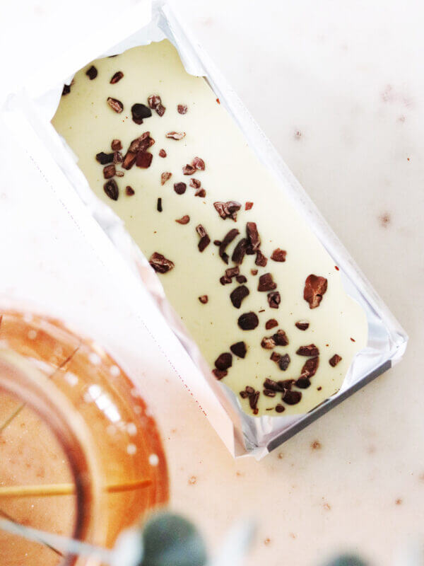 35% White Chocolate with Cocoa Nibs - Lumineux Chocolate - Mitzie Mee Shop