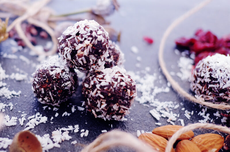 Recipe: Almost-chocolate Bliss Balls with dates, almonds and coconut