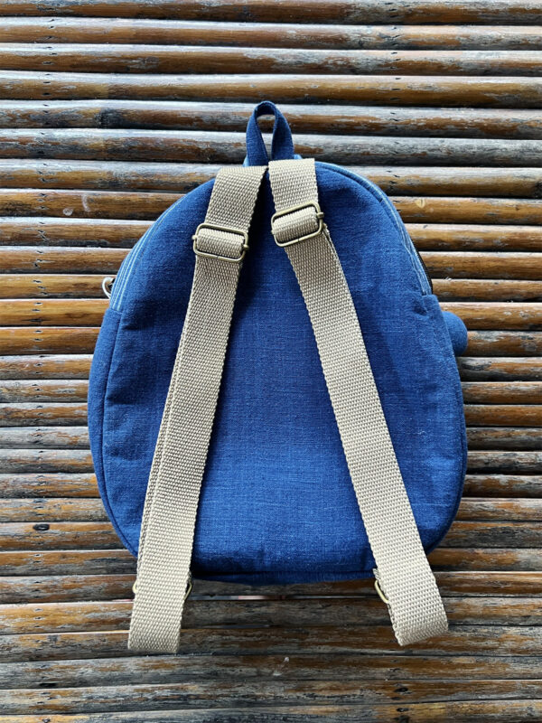 Chimmuwa Rabbit Backpack Blue/stripes - Borderline Collective - Mitzie Mee Shop
