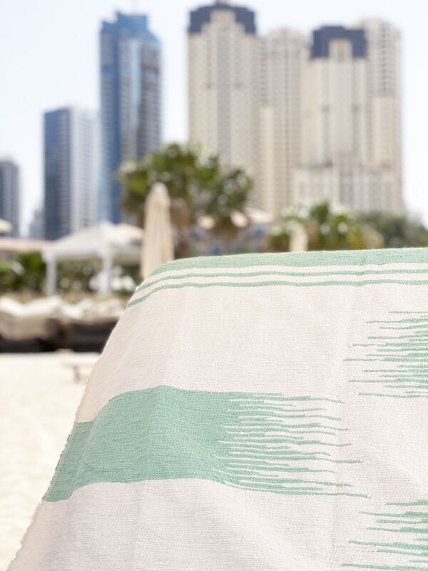 Marbella Beach Towel - Handwoven Cotton - Weavers Project - Mitzie Mee Shop