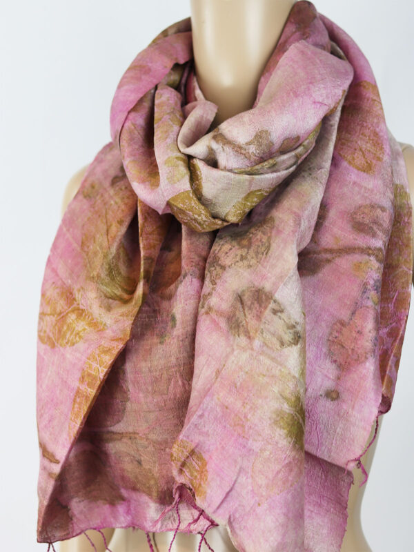 Silk Scarf - Handwoven and hand-dyed - (h)A.N.D. - Handmade in Cambodia - Mitzie Mee Shop