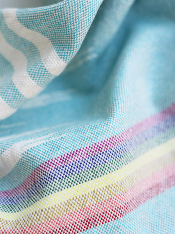 Rainbows - Handwoven Tea Towel - Weavers Project - Mitzie Mee Shop