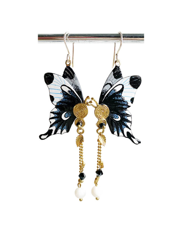 Butterfly Earrings Vienna - Handcrafted - Jewelry Art by Mim - Mitzie Mee Shop