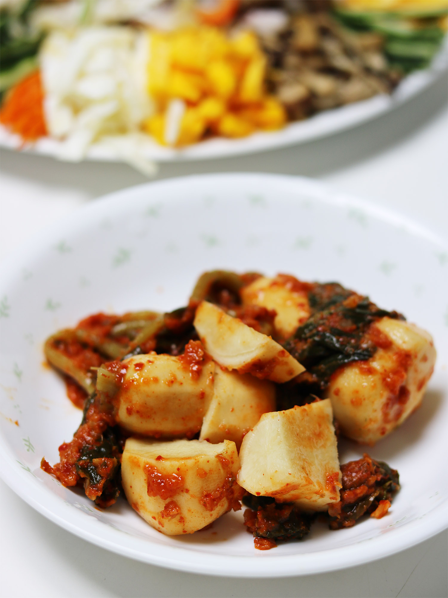 Chongga Kimchi - Ponytail, bachelor kimchi, Korean food