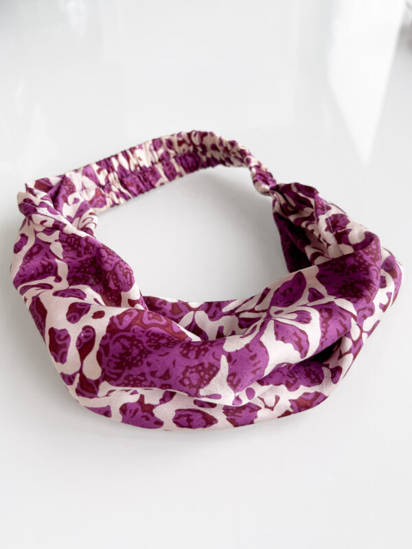 Silk Hairband - Purple - Ketut Riyanti - Fair Fashion from Bali - Mitzie Mee Shop