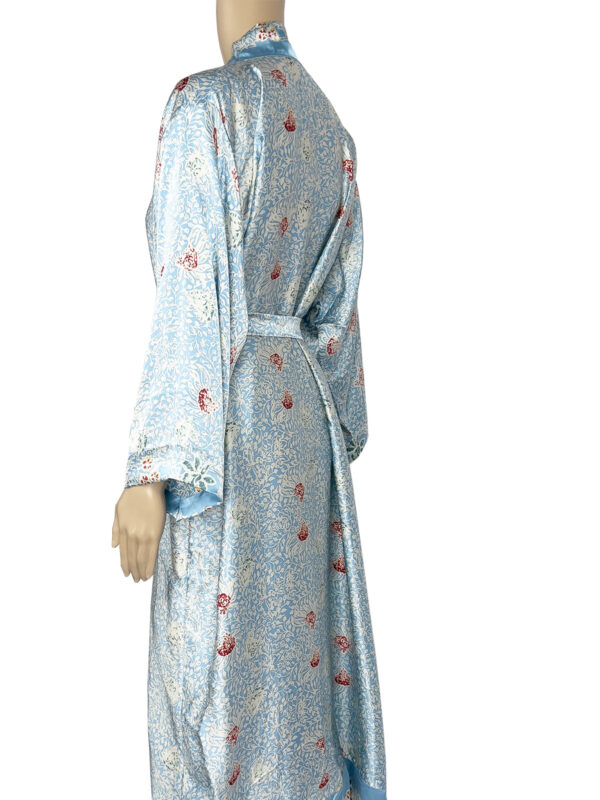 Light Blue Silk Robe - Ketut Riyani - Fair Fashion from Bali - Mitzie Mee Shop