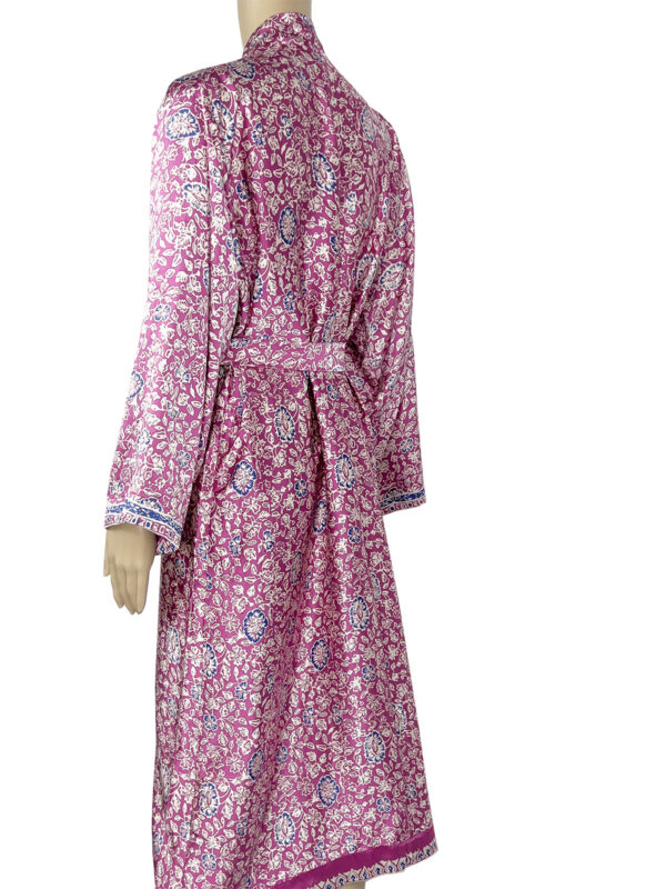 Purple Silk Robe - Ketut Riyani - Fair Fashion from Bali - Mitzie Mee Shop