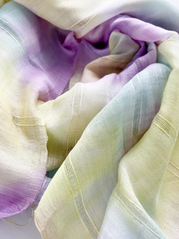 Pastel Tie-dye Scarf - Silk & Cotton - Mitzie Mee Shop