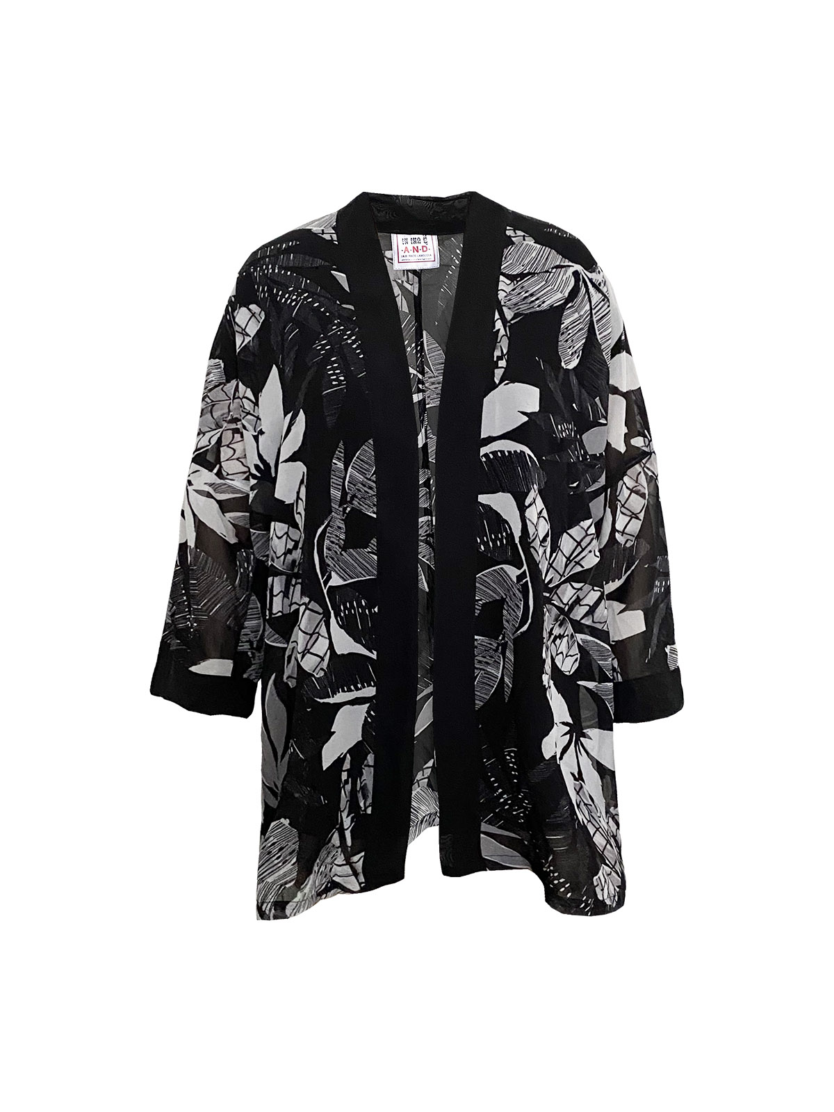 Chiffon Short Robe - Yokohama - (h)A.N.D. Fair Fashion - Mitzie Mee Shop