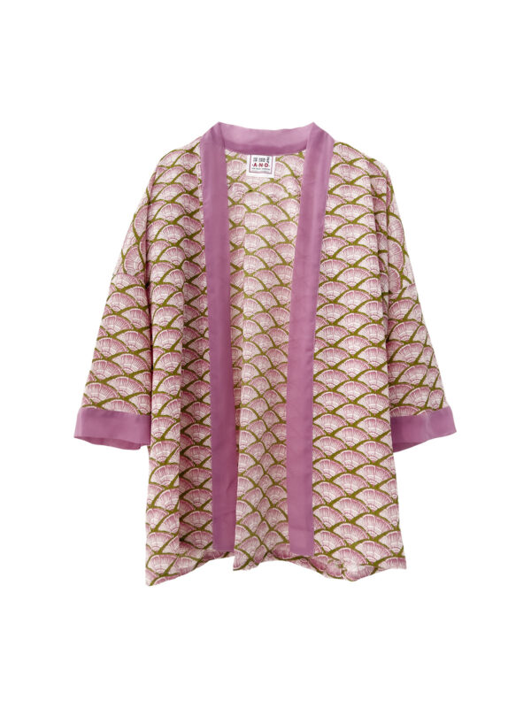 Chiffon Short Robe - Seashells - (h)A.N.D. Fair Fashion - Mitzie Mee Shop