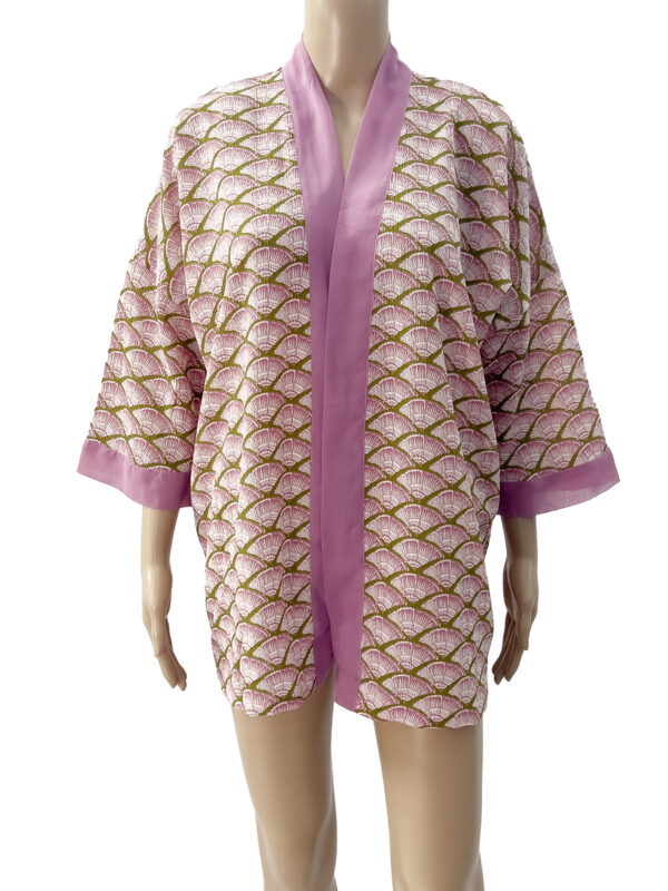 Chiffon Short Robe - Seashells - (h)A.N.D. Fair Fashion - Mitzie Mee Shop