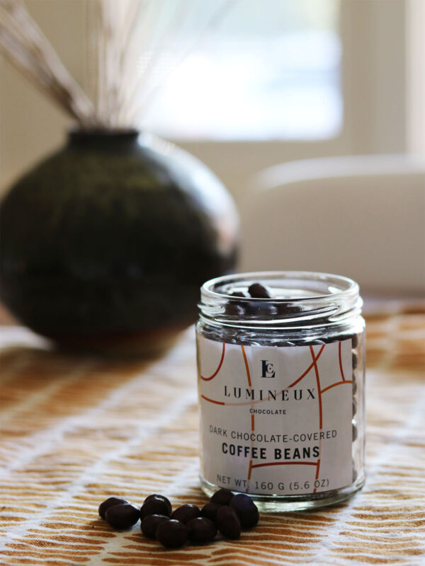 Dark Chocolate-covered Coffee Beans - Lumineux - Mitzie Mee Shop