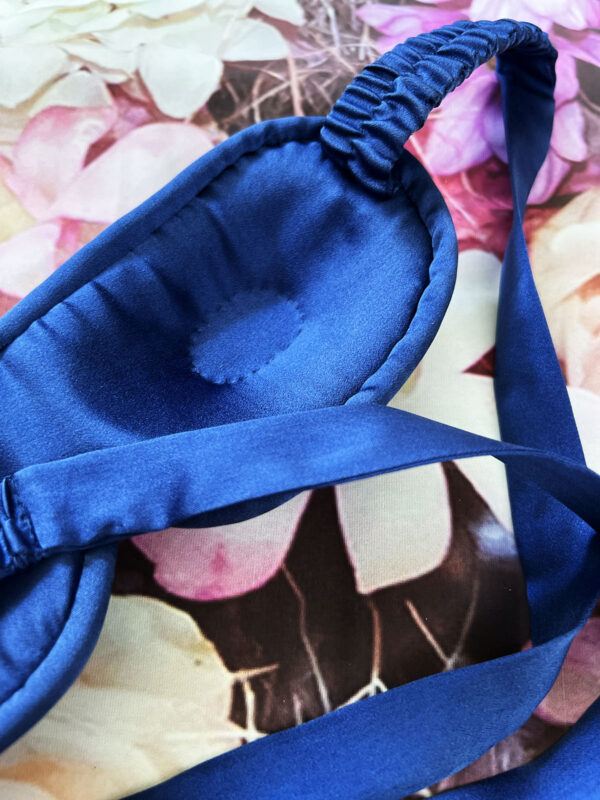 Midnight Blue - Peace Silk Contoured Sleep Mask - CWSG - Mitzie Mee Shop