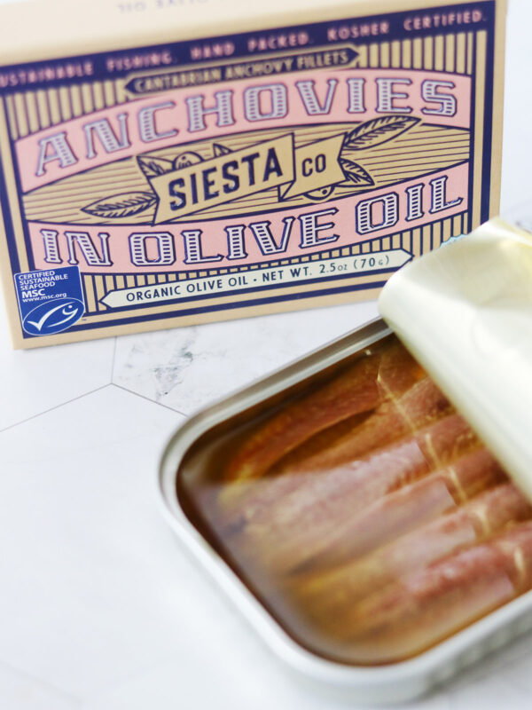 Anchovies in Olive Oil - Siesta Co. - Shop Tinned Fish - Mitzie Mee Shop