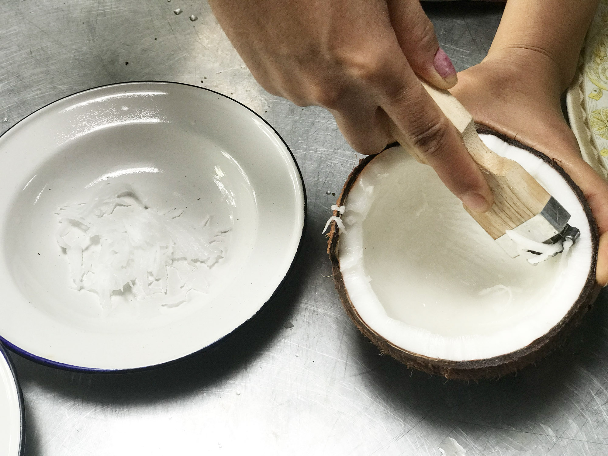 How to crack open a coconut