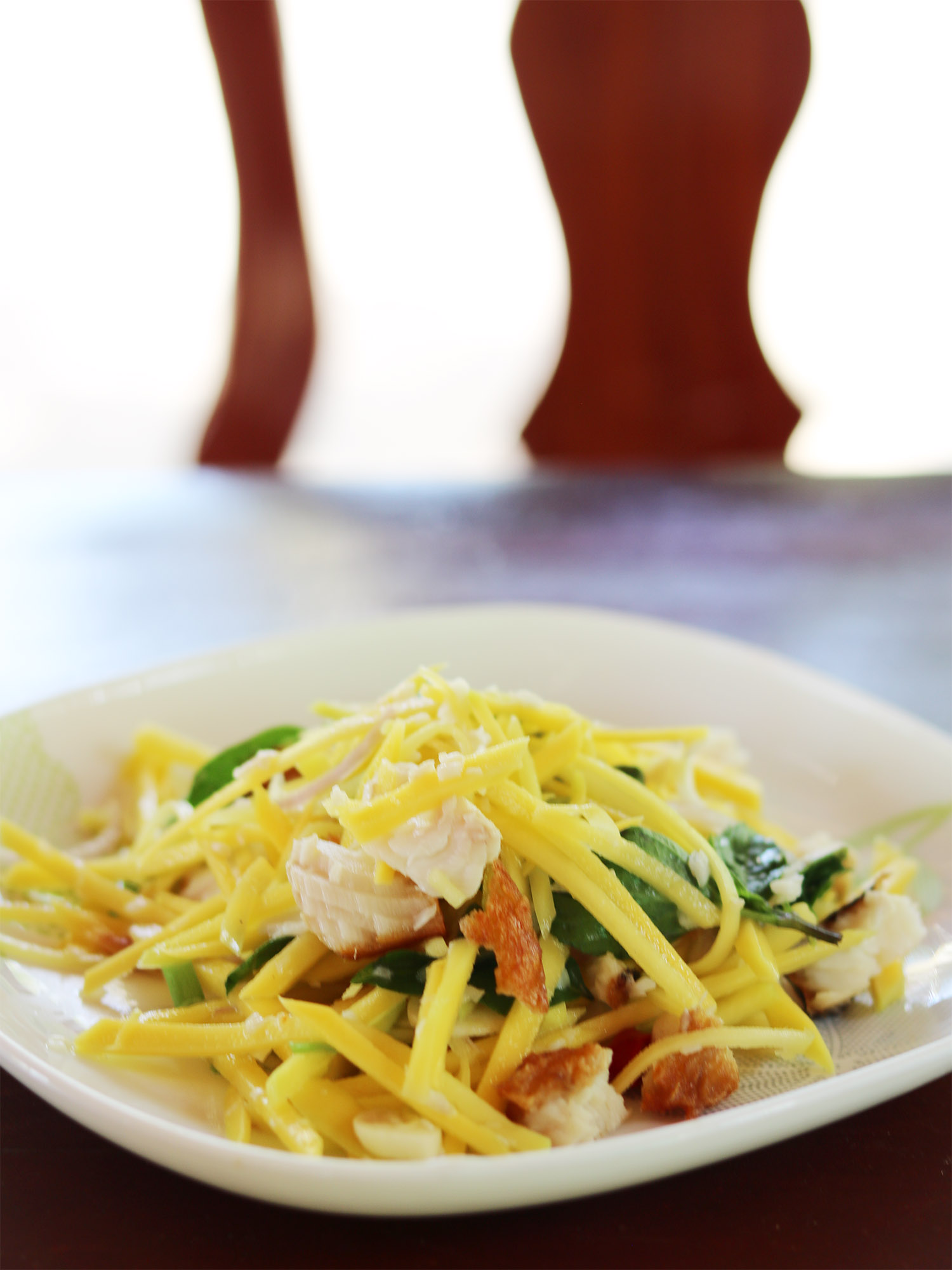 Recipe: Cambodian Mango Salad with Fried Fish