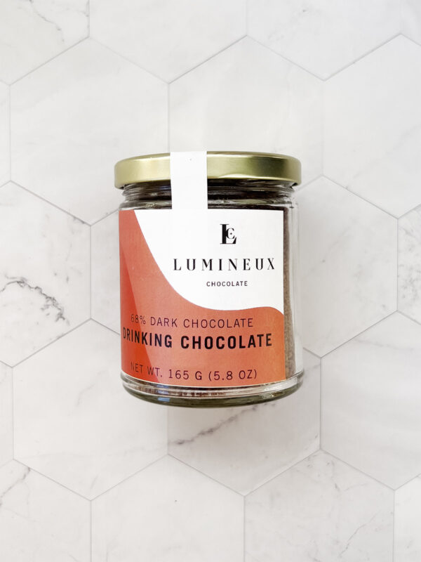 Dark Drinking Chocolate - 68% - Lumineux - Mitzie Mee Shop