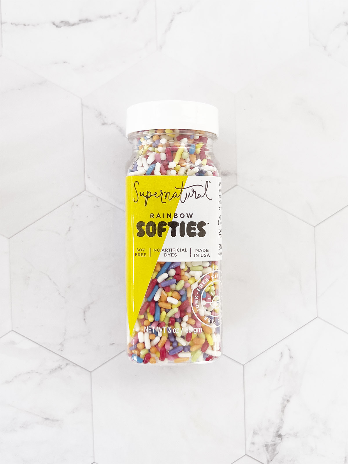 Rainbow Softies Sprinkles - No artificial colors - Supernatural