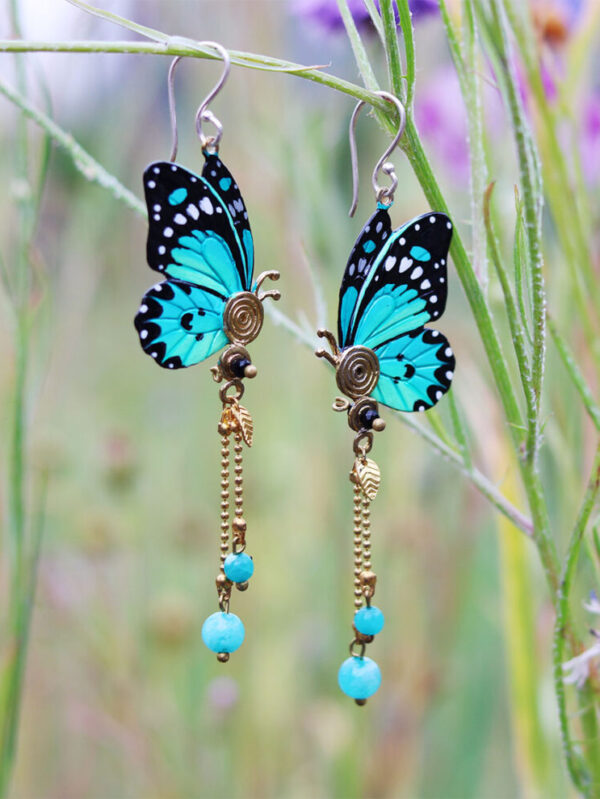 Butterfly Earrings Stockholm - Jewelry Art by Mim - Mitzie Mee Shop