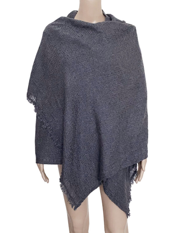 Gray Travel Wrap - Cashmere Blend - Fair Fashion - Mitzie Mee Shop