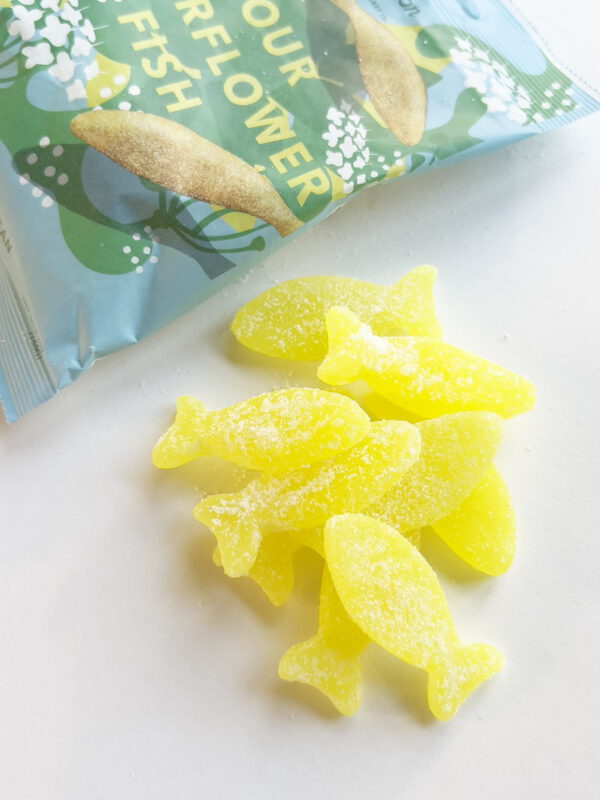 Sour Elderflower Fish - Gourmet gummies from Sweden - BonBon NYC