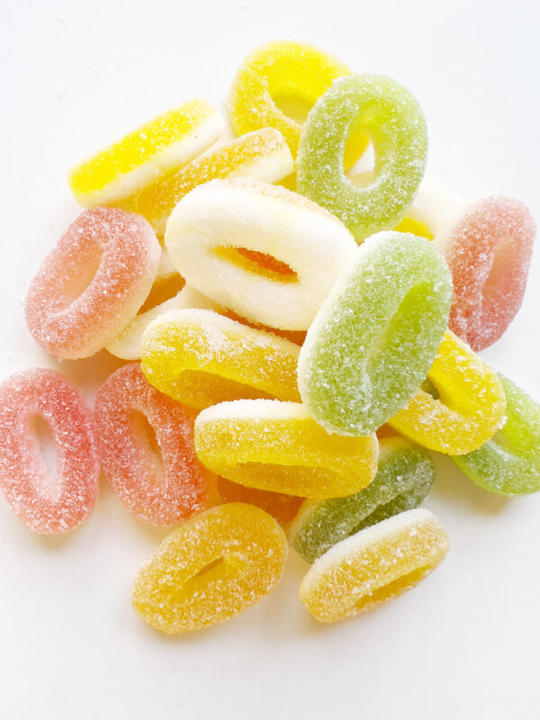 Fruity Sour Gummy Foam Rings - Scandinavian Candy - Mitzie Mee Shop