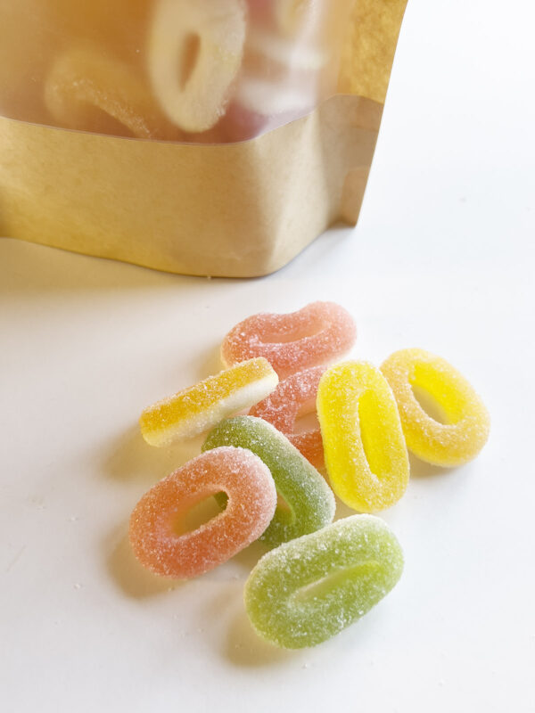 Fruity Sour Gummy Foam Rings - Scandinavian Candy - Mitzie Mee Shop