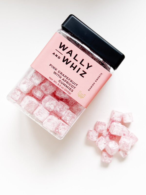 Pink Grapefruit with Apricot - Wally and Whiz - Gourmet Gummies from Denmark