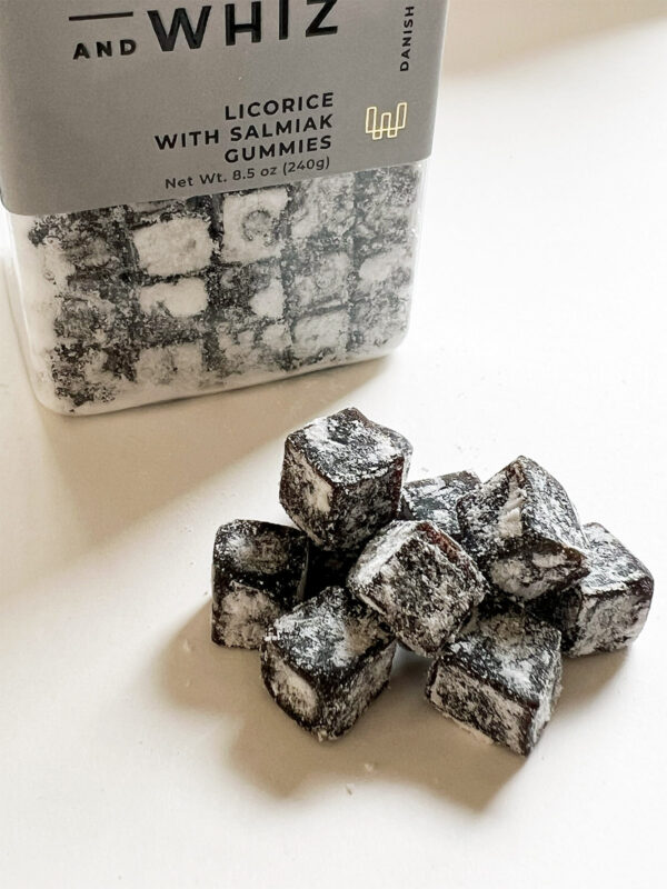 Liquorice with Salmiak - Wally and Whiz - Gourmet Gummies from Denmark