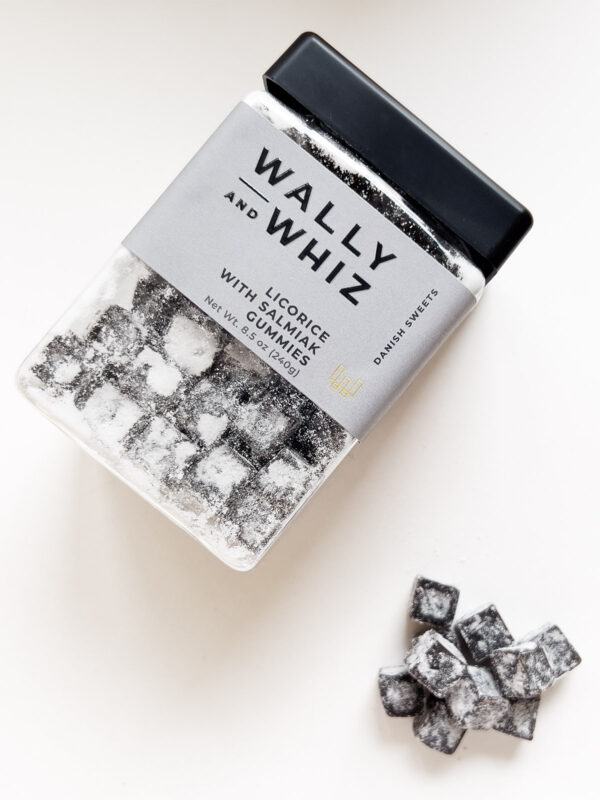 Liquorice with Salmiak - Wally and Whiz - Gourmet Gummies from Denmark