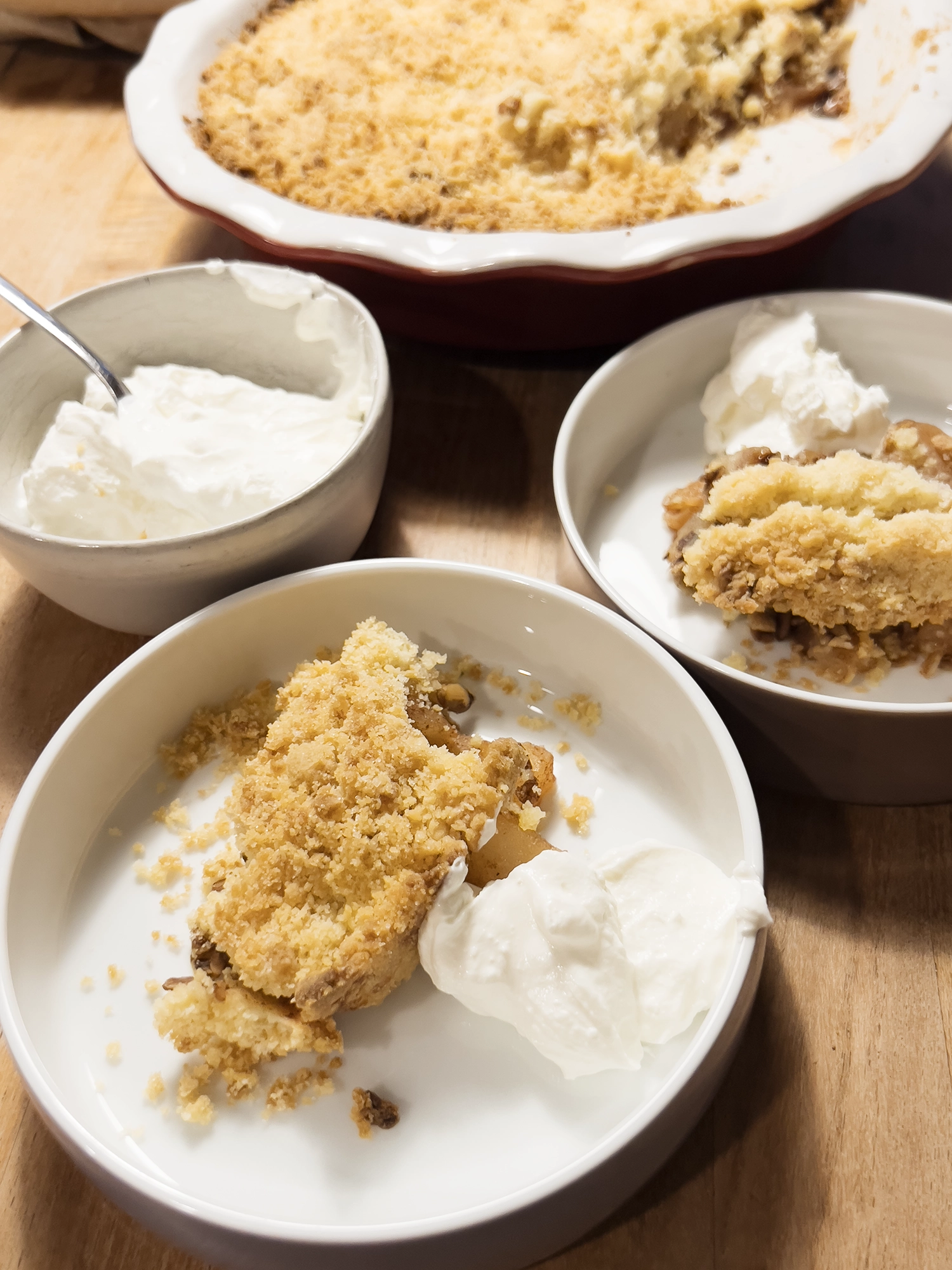 Recipe: Apple Crumble with Almond Paste and Granola