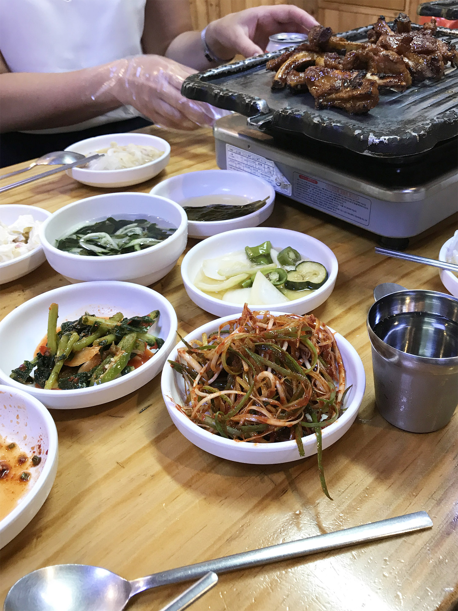 Seoul: Lunch at Oneunjeong - Pork Rib Restaurant