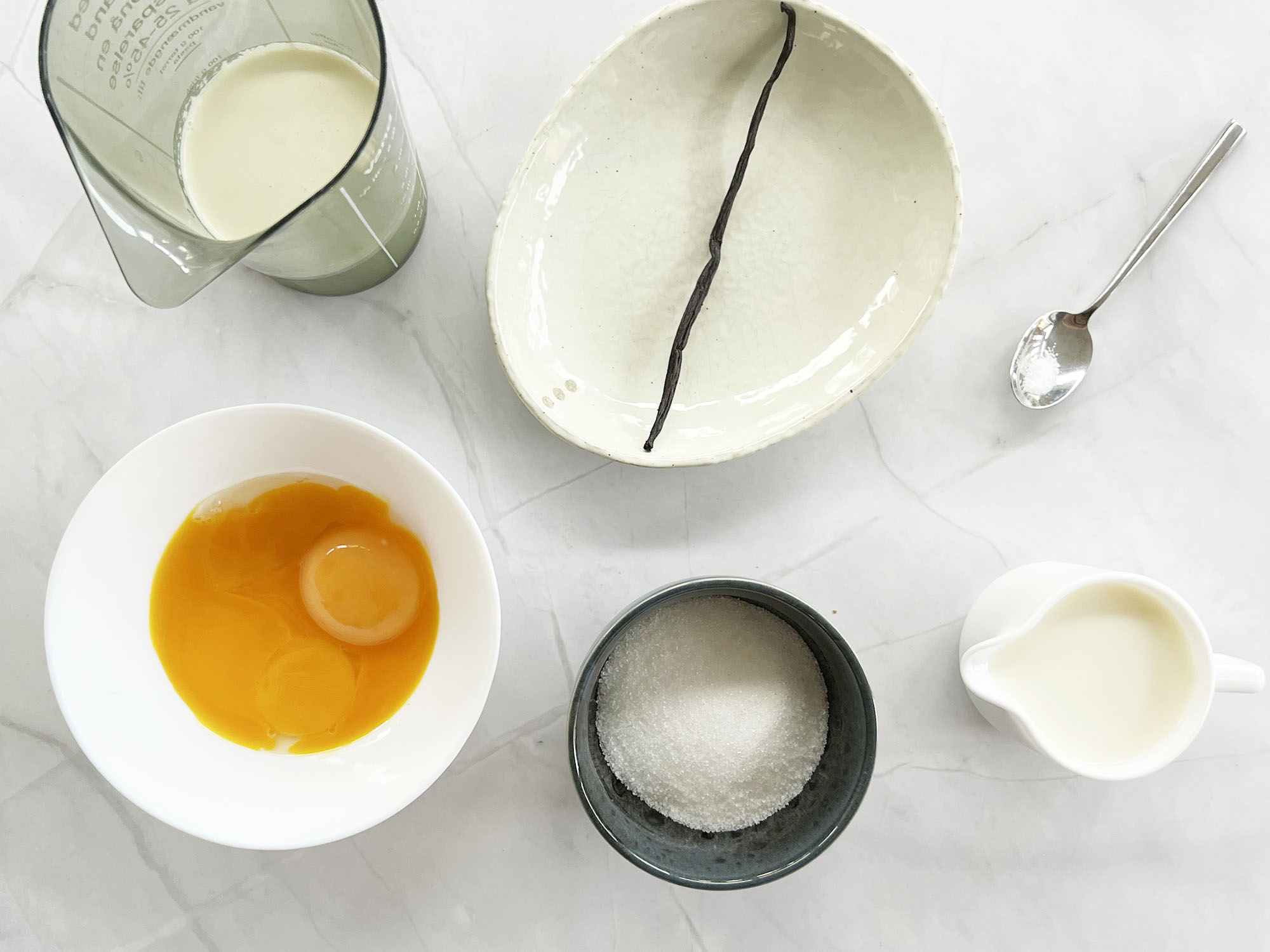 Recipe: Frozen Custard with caramelized peaches