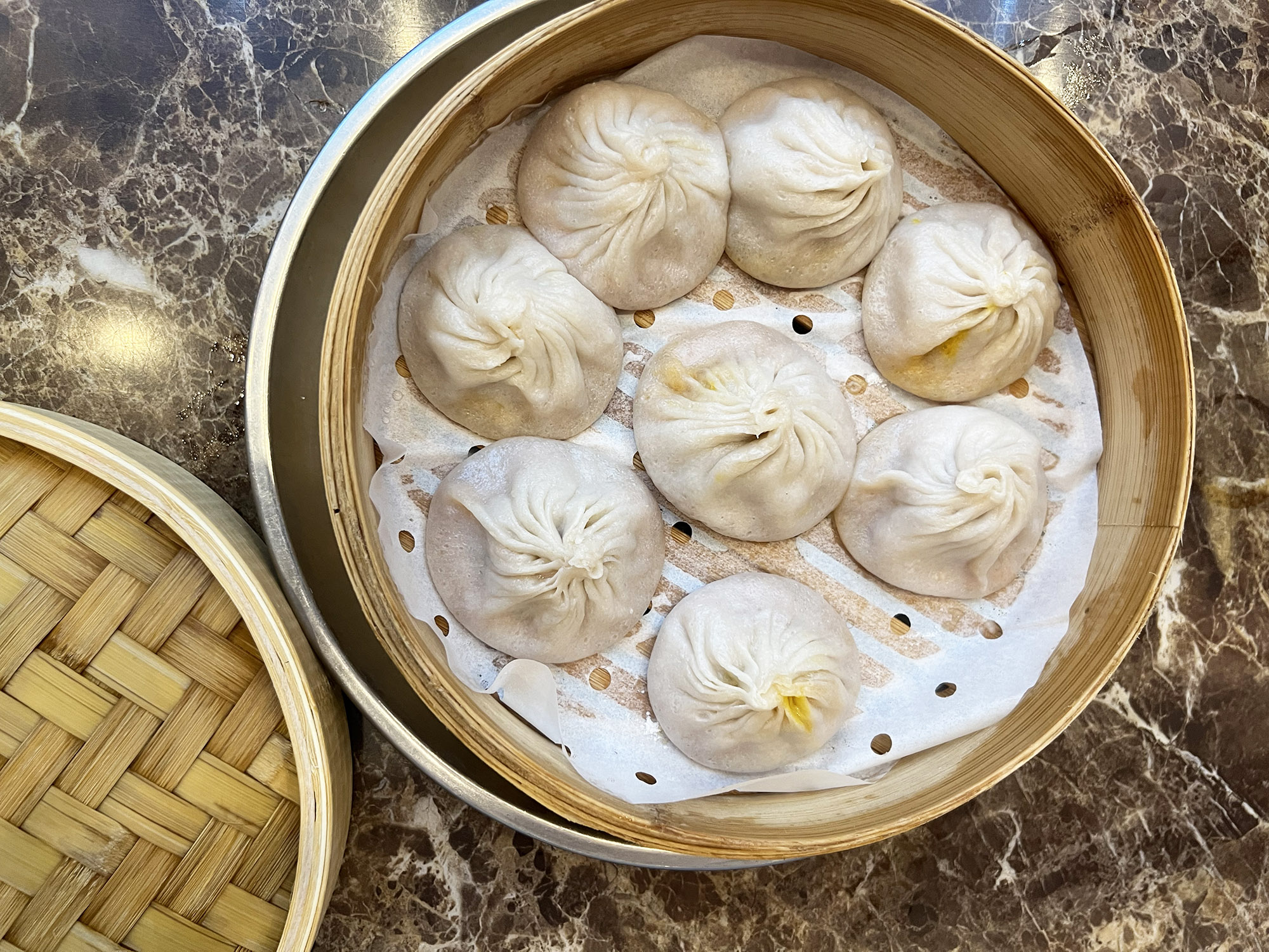 NYC: Soup dumplings at Joe's Shanghai on Bowery St