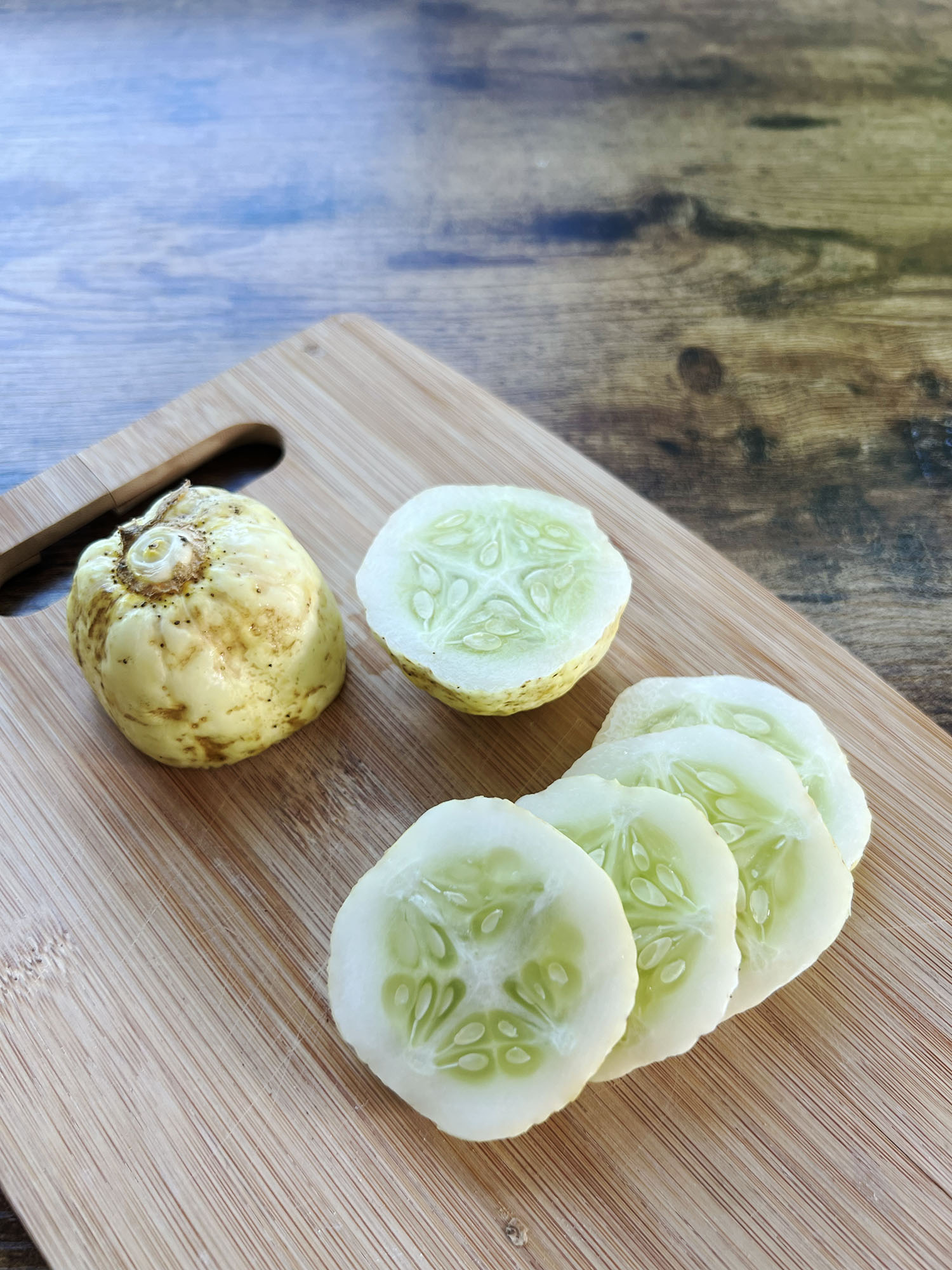Seattle: Lemon Cucumbers, Fresh from the Market