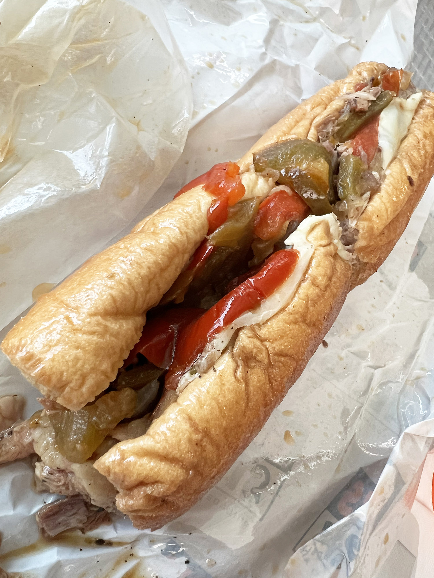 Philadelphia: Roast Pork Sandwich fra Geno’s Steaks