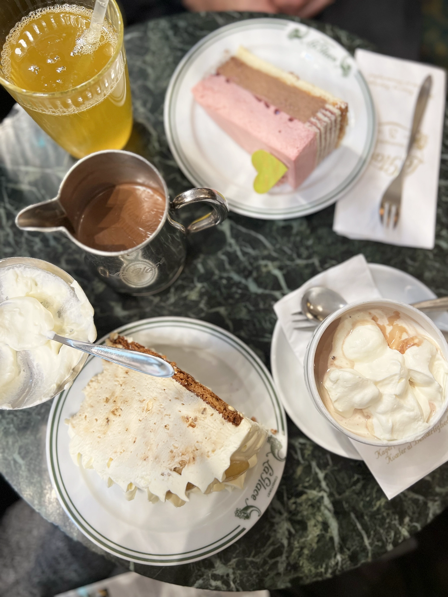 Copenhagen: La Glace - Sportskage and Hot Chocolate