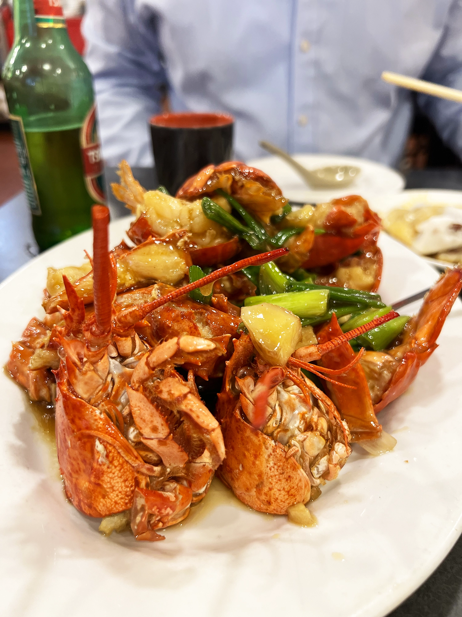 The lobster at Big Wong in Chinatown NYC