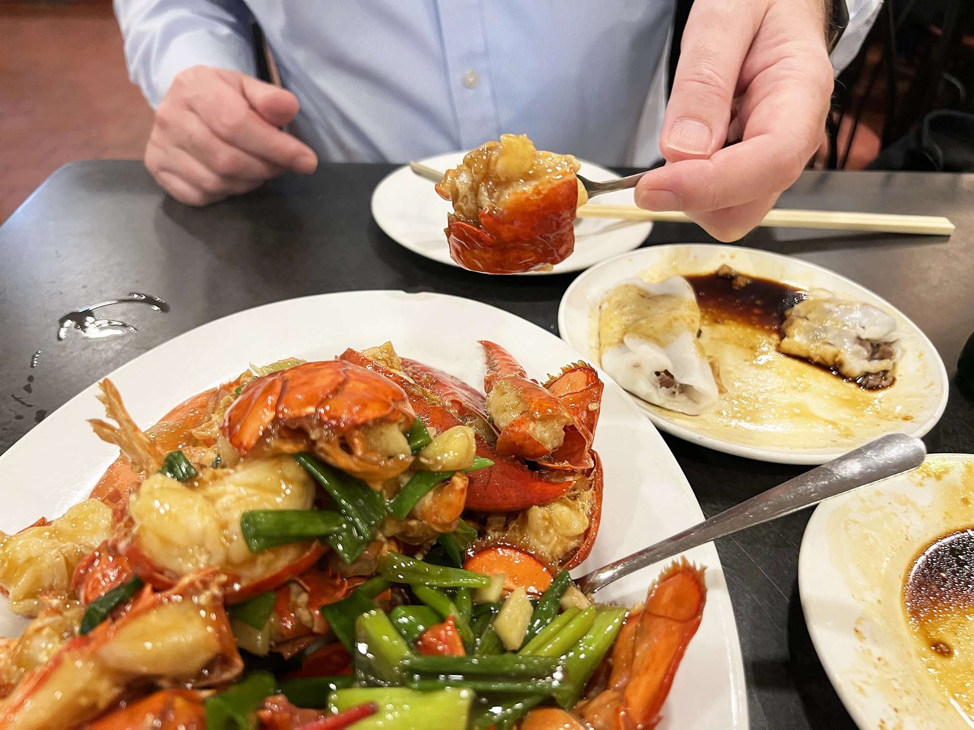 The lobster at Big Wong in Chinatown NYC