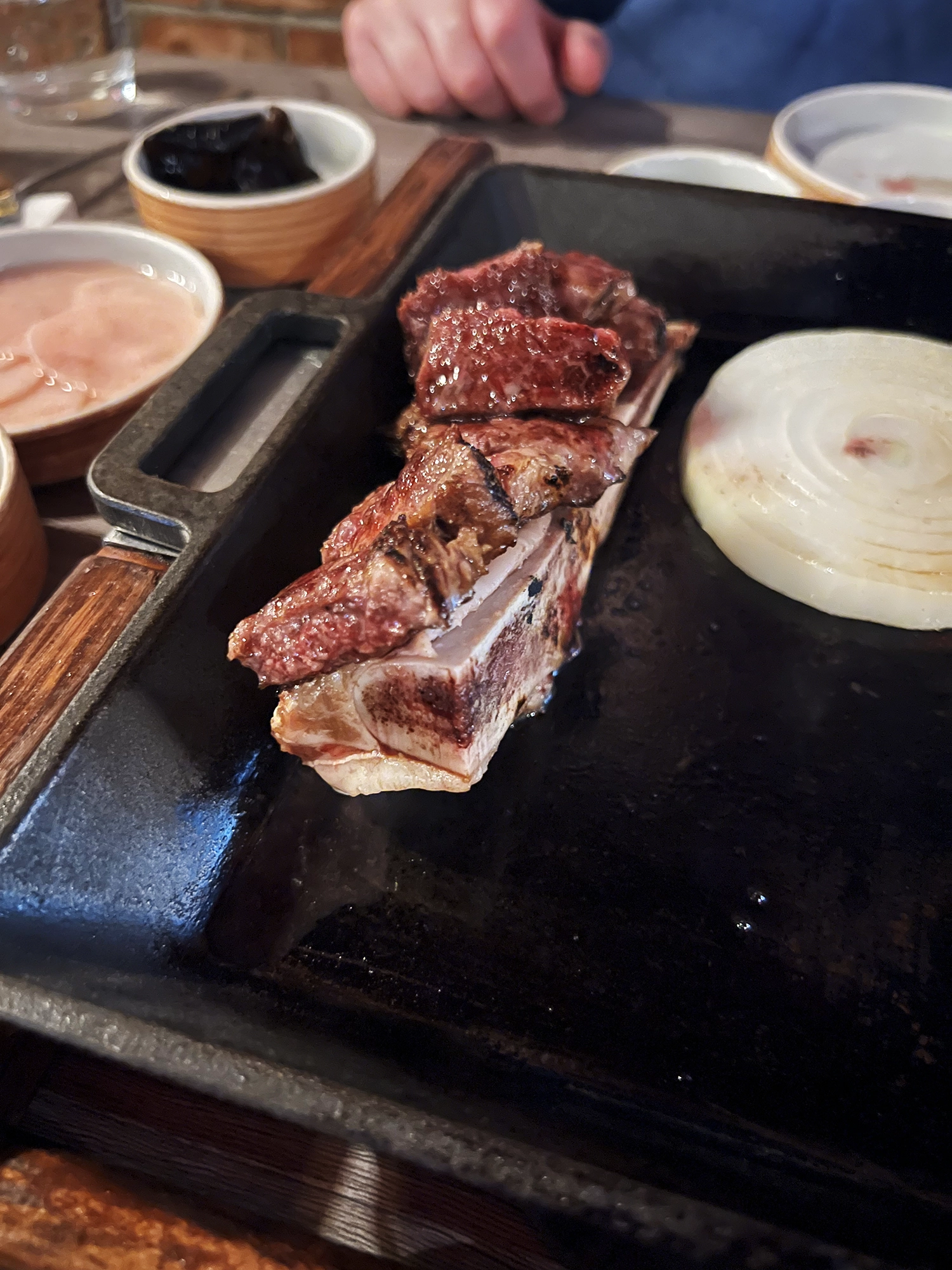 Korean BBQ at Rib No. 7, Koreatown, New York City