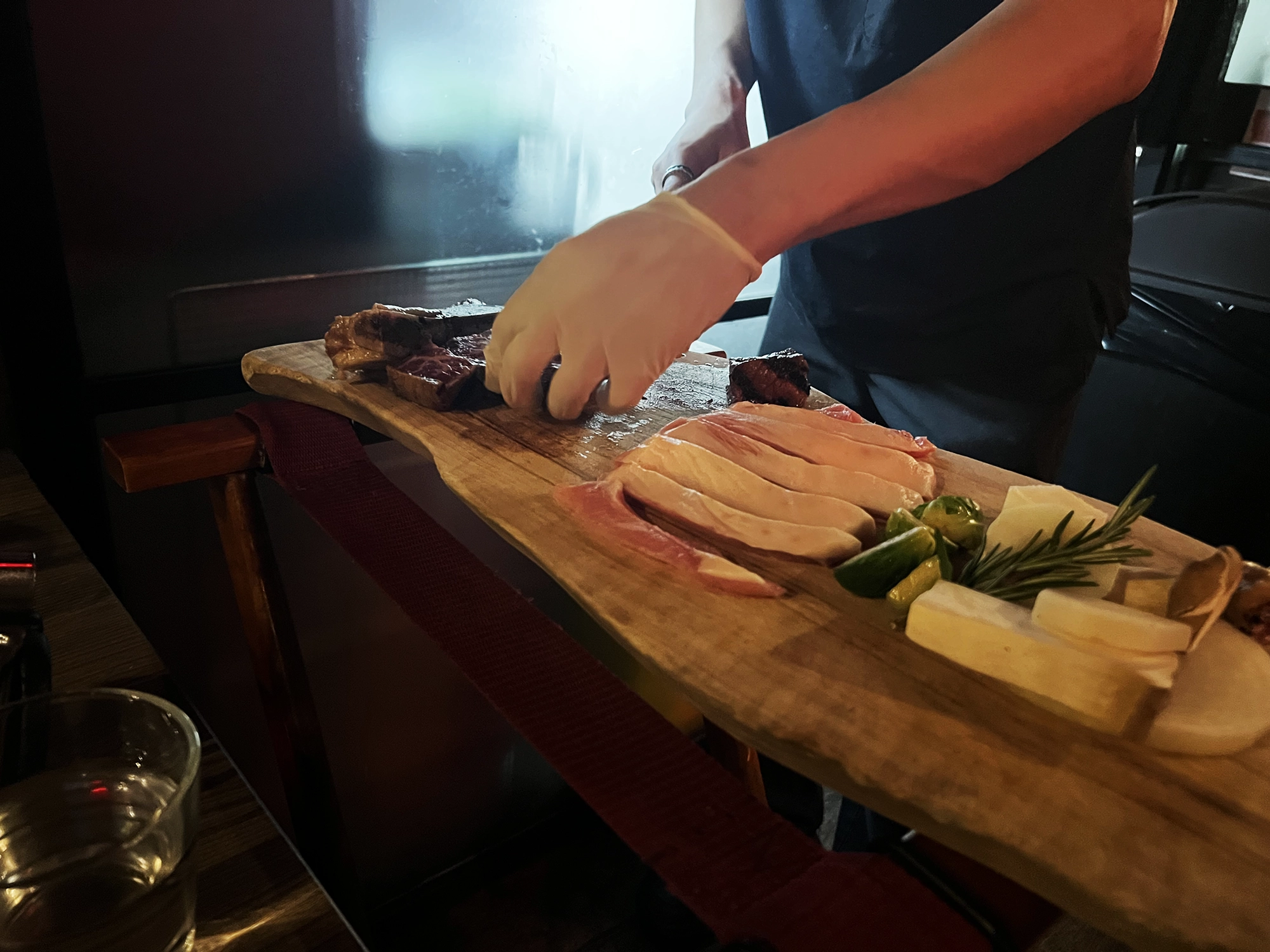 Korean BBQ at Rib No. 7, Koreatown, New York City