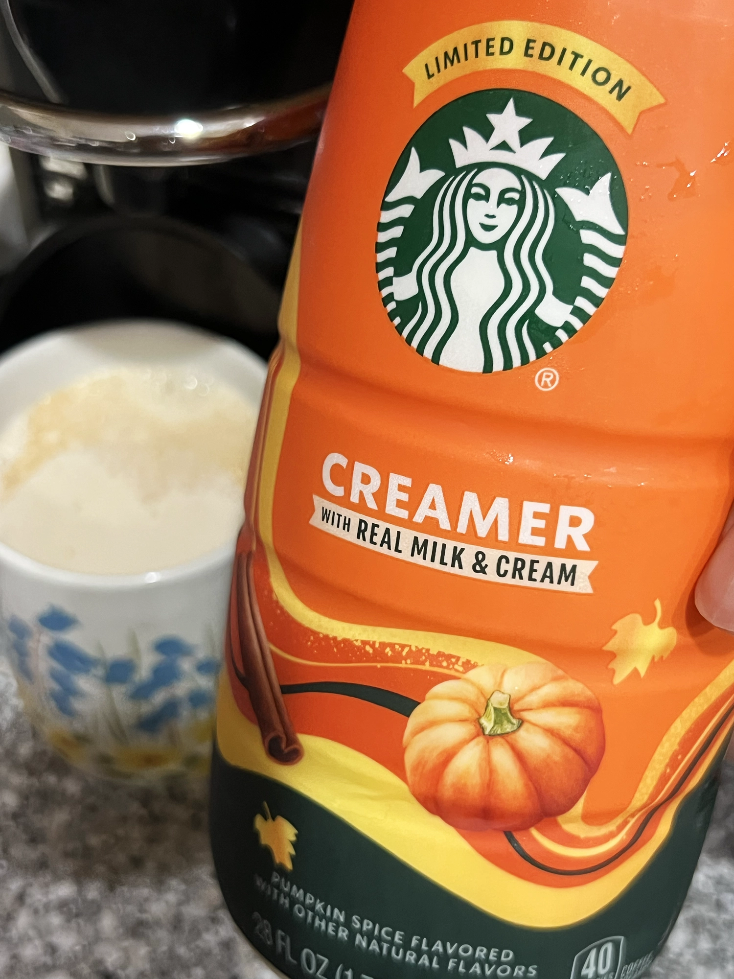 Starbucks Pumpkin Spice Latte Creamer