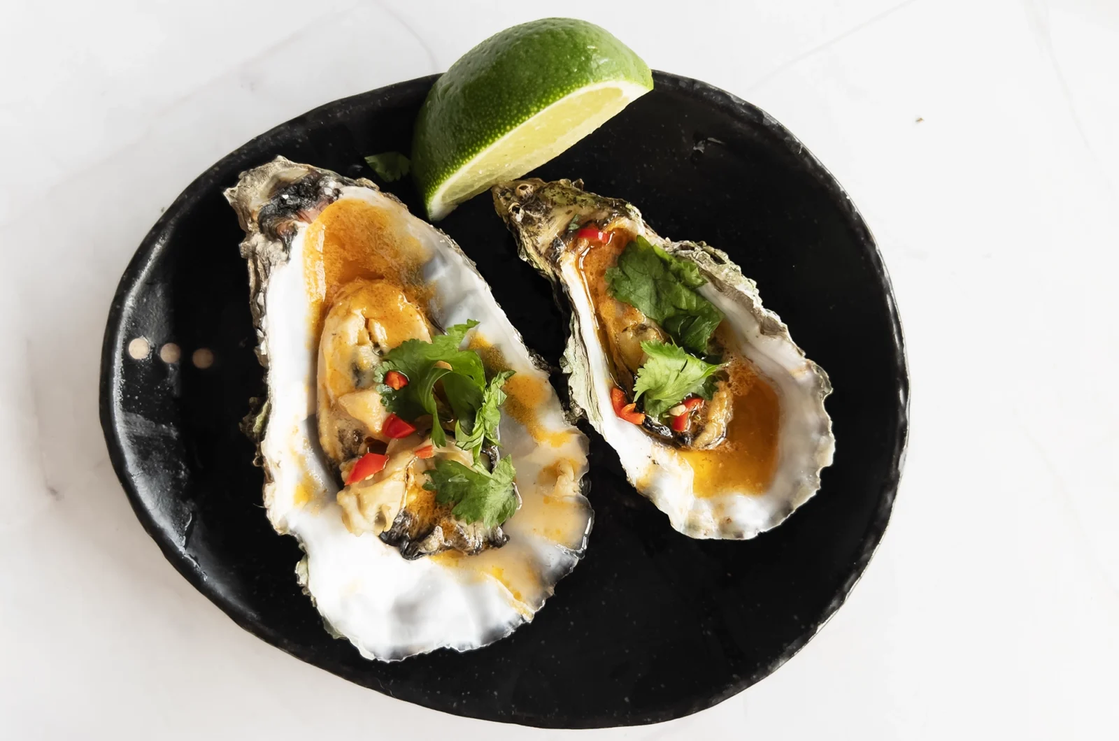 Recept: Ostron i Tom Yum smör