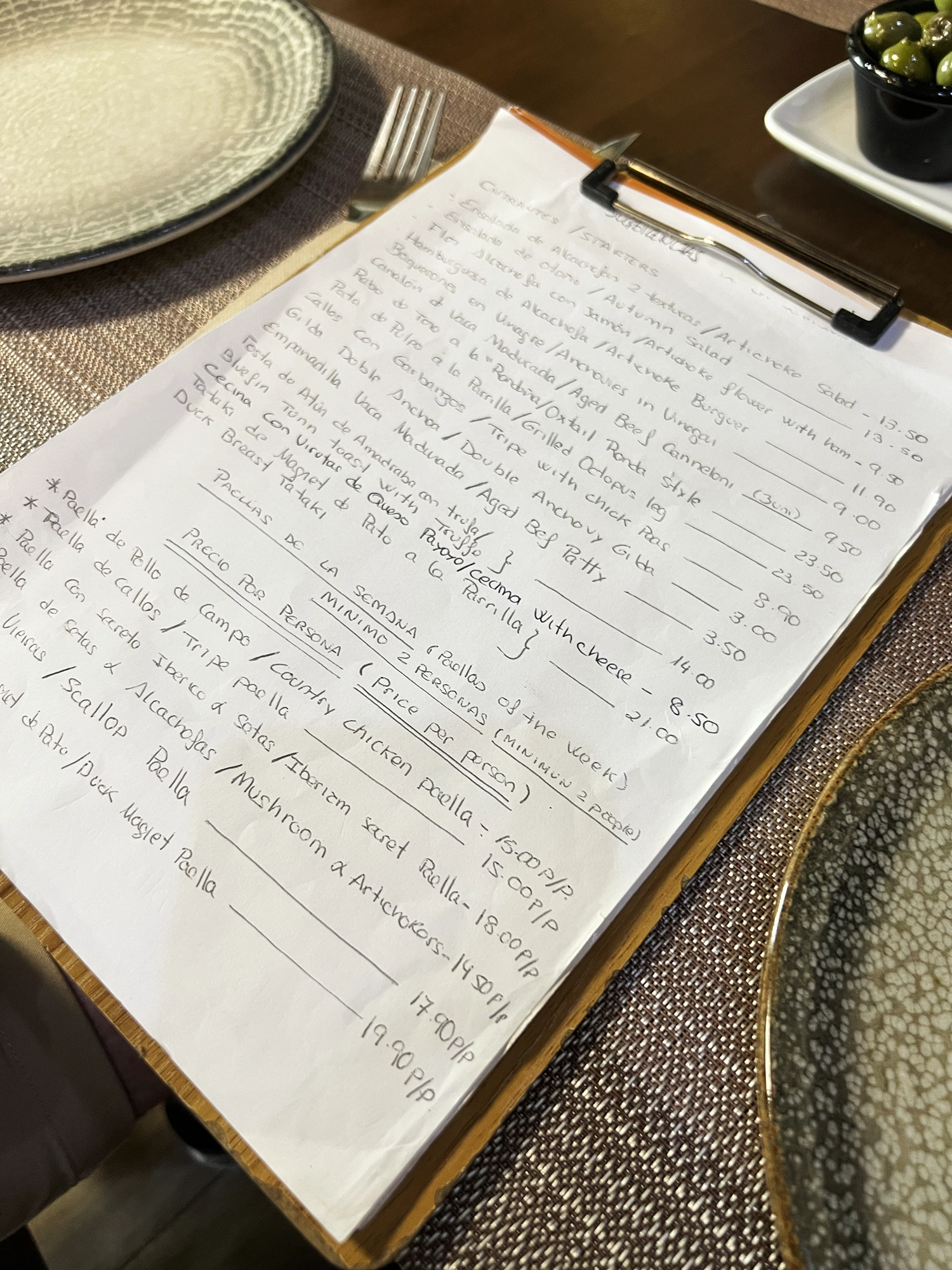 First lunch in Ronda - Paella at La Piconera